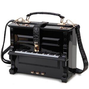 Modern Piano Shape Top Handle Crossbody Bags